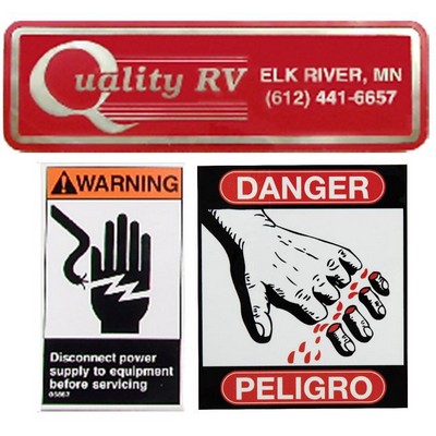 Polyester (Mylar®) Label - CUSTOM