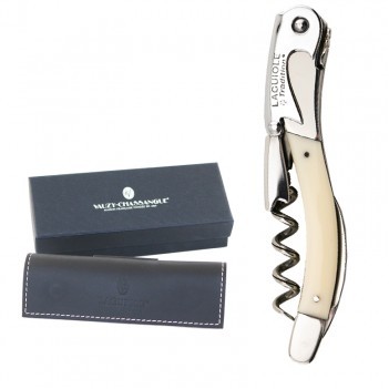 Laguiole Tradition® Corkscrew w/Ivory White Plexi Handle
