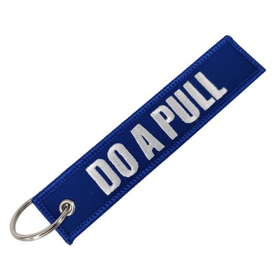 1 1/4"W X 5" L Embroidery Flight Key Tag