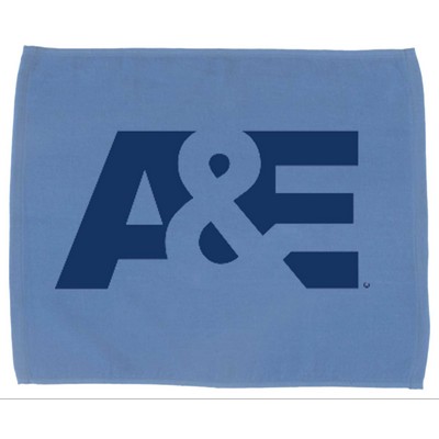 Velour Finish Sport Towel (1-color imprint) - Light Blue