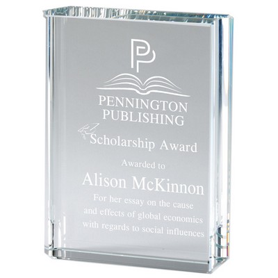 Optical Crystal Block Award (6" x 4 ½")