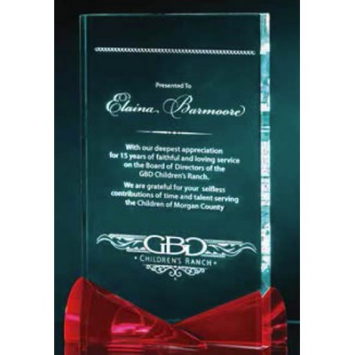 Clear Crystal panel with Bowtie accents