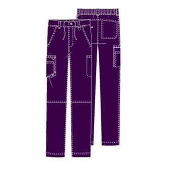 Cherokee® Infinity® Men's Stretch Poplin Fly Front Cargo Pants (Short)