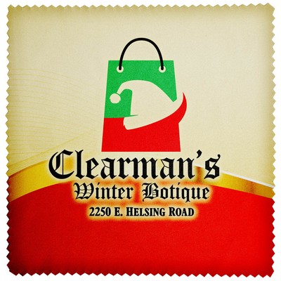 5" x 5" Microfiber Cloth Towel - 200GSM - Sublimation