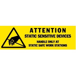Static Sensitive Devices Labels - 5/8" x 2"