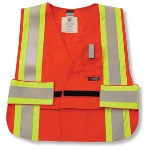 Orange Fire Resistant Indura Ultrasoft® Traffic Safety Vest