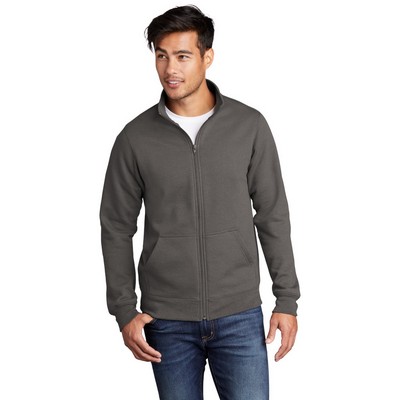 Port & Co™ Core Fleece Cadet Full-Zip Sweatshirt