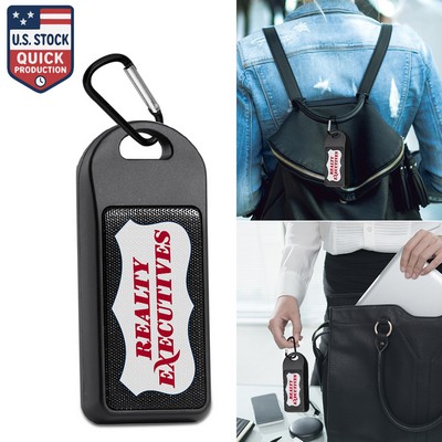 EchoPower Bluetooth Speaker With Carabineer And Full Color Printing