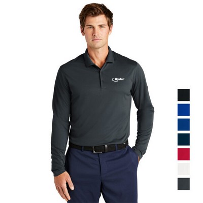 Nike® Dri-FIT Micro Pique 2.0 Long Sleeve Embroidered Polo