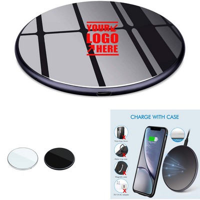 10 Watt Round Ultra-thin Aluminum Alloy Wireless Charger
