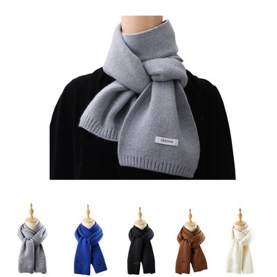 Knitted Pure Wool Shawl Scarf