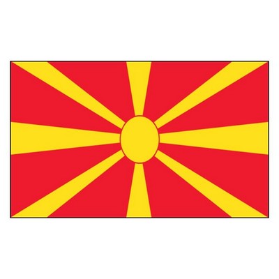 Macedonia National Flag (4'x6')