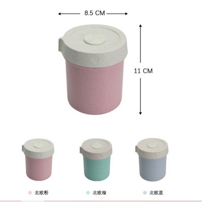 Insulated Stainless Steel Cereal Breakfast Soup Cup With Sealed Lid