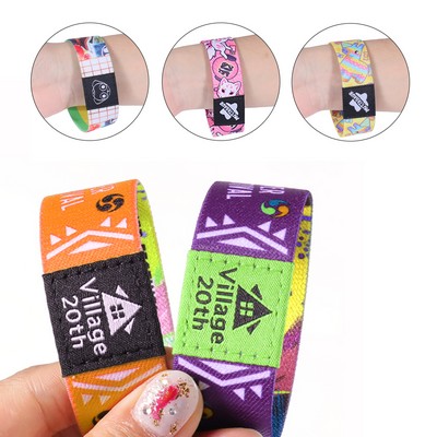 3/4'' Custom Elastic Wristband Bracelet