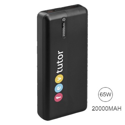 Wildwood 65W Laptop Charger and 20,000mAh Power Bank