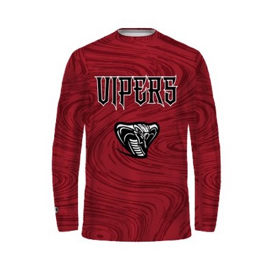 Holloway Youth FreeStyle™ Sublimated Long Sleeve Training Tee