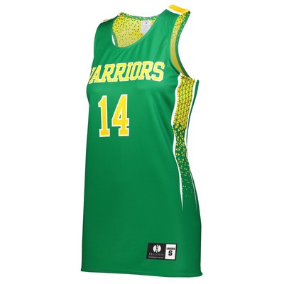 Holloway Ladies FreeStyle Sublimated Turbo Reversible Basketball Jersey