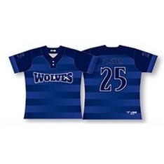 Monochromatic Horizontal Striped Baseball Jersey