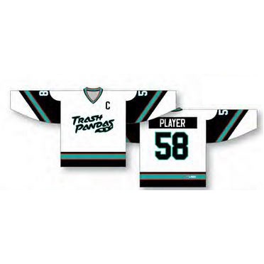 Classic Cut Hockey Jersey w/Diagonal Stripes On Sleeves