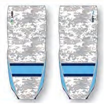 Patterned Hockey Socks w/Horizontal Stripe