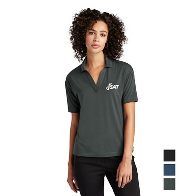 MERCER+METTLE® Women's Stretch Jersey Embroidered Polo