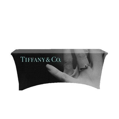 IMPORT 6' Stretch Open-Back Full Color Table Throw