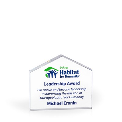 Estate Acrylic Paperweight Award - UV Printed