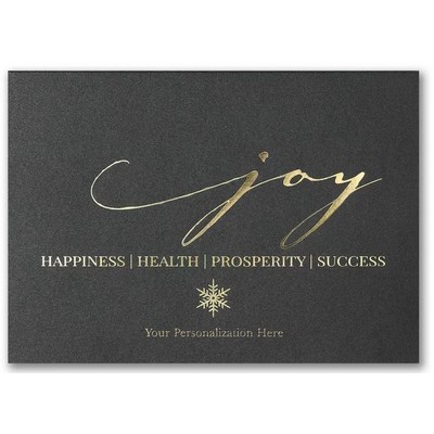 Joyful Greetings Front Imprint Card