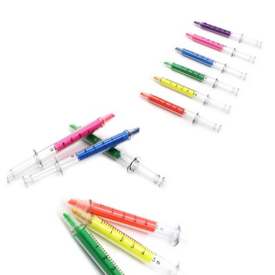 Syringe Highlighter Pen