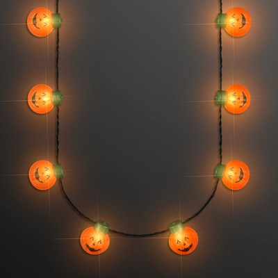 Mid-Size Pumpkin Bulbs LED Necklace - BLANK