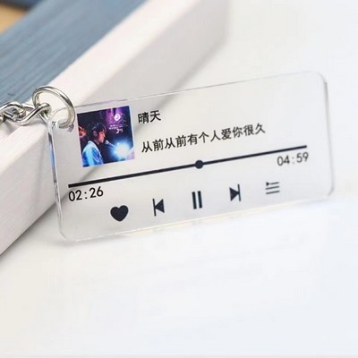 Custom Size Shape Acrylic Keychain