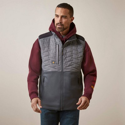 Ariat® Men's Rebar® Gray Rebar® Cloud 9 Insulated Vest