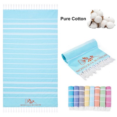 Embroidery Turkish Beach Towel 100% Cotton