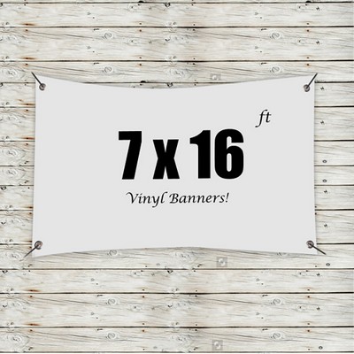 Custom 7' x 16' Vinyl Banners