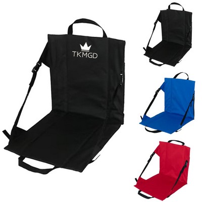 Stadium Seat Cushion with Back Support