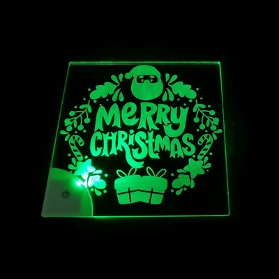 LED Acrylic Light Up Christmas Card
