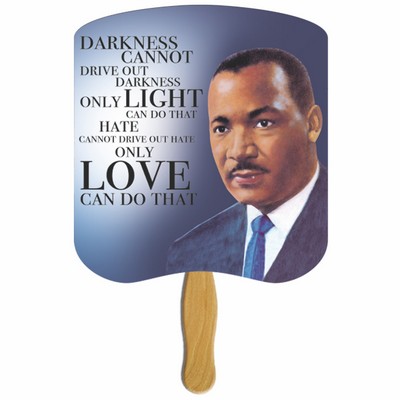 MLK Love Hand Fan Stock Graphic