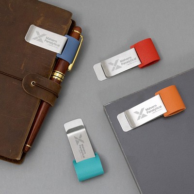Pen Loop Holder Metal Bookmark