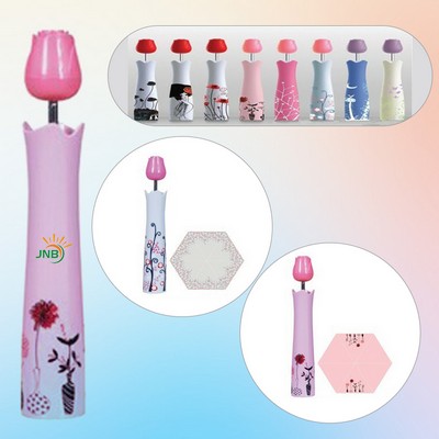Floral Design Compact Umbrella
