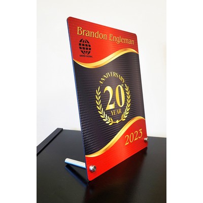 Standoff Display 9X12 Pvc White Plastic Foamboard 1 Sided