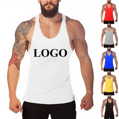 Men's Bodybuilding Gym Workout Y-Back Tank Tops