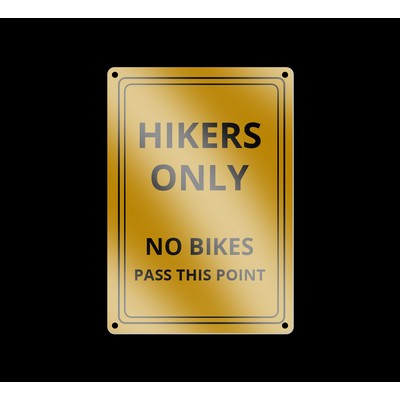 Reflective Custom Trail Markers Signs (1' x 1ft/Sqft)