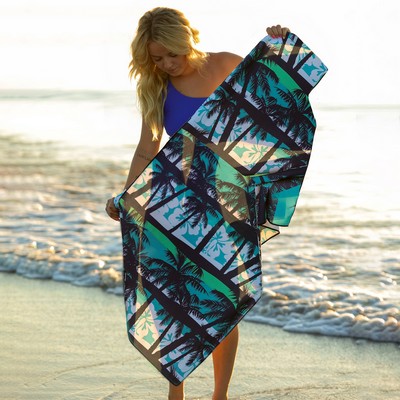 Microsuede Beach Towel (Sublimated)