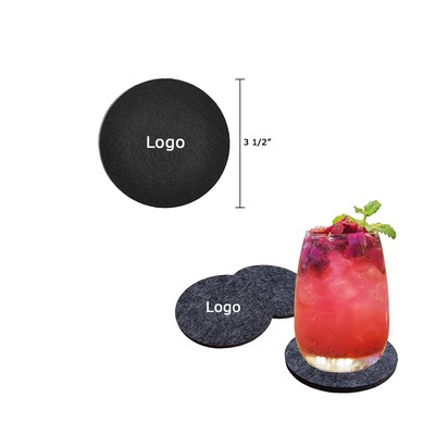 Felt Round Coasters