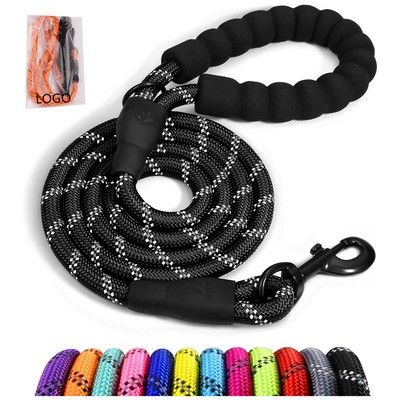 5' Reflective Dog Leash With Comfortable Padded Handle