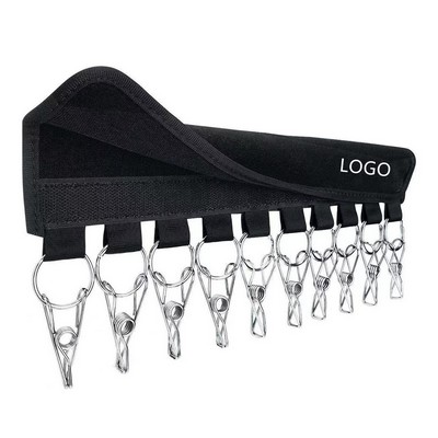 Hat Organizer Holder With Storage 10 Clips