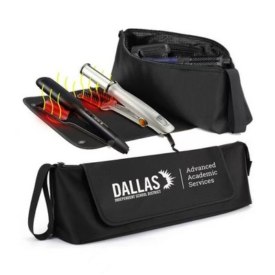 Hair Tools Travel Bag with Heat Resistant Mat
