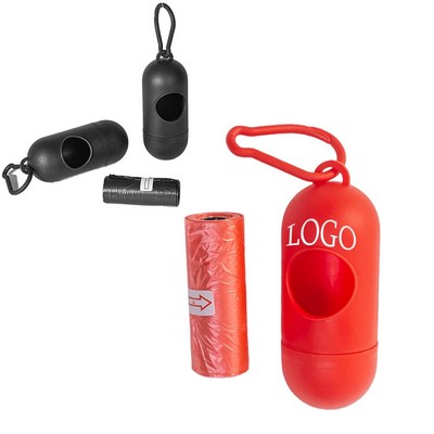 Eco-Friendly Dog Waste Bag Holder with Carabiner