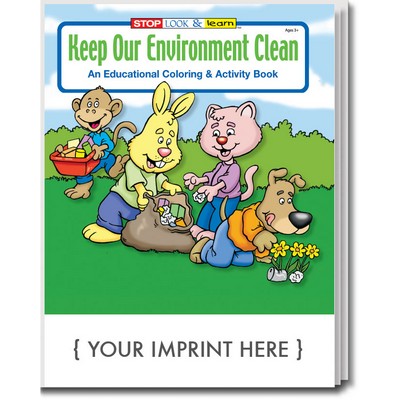 Keep Our Environment Clean Coloring Book Fun Pack