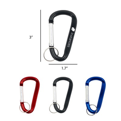 3.5" Carabiner With Ring